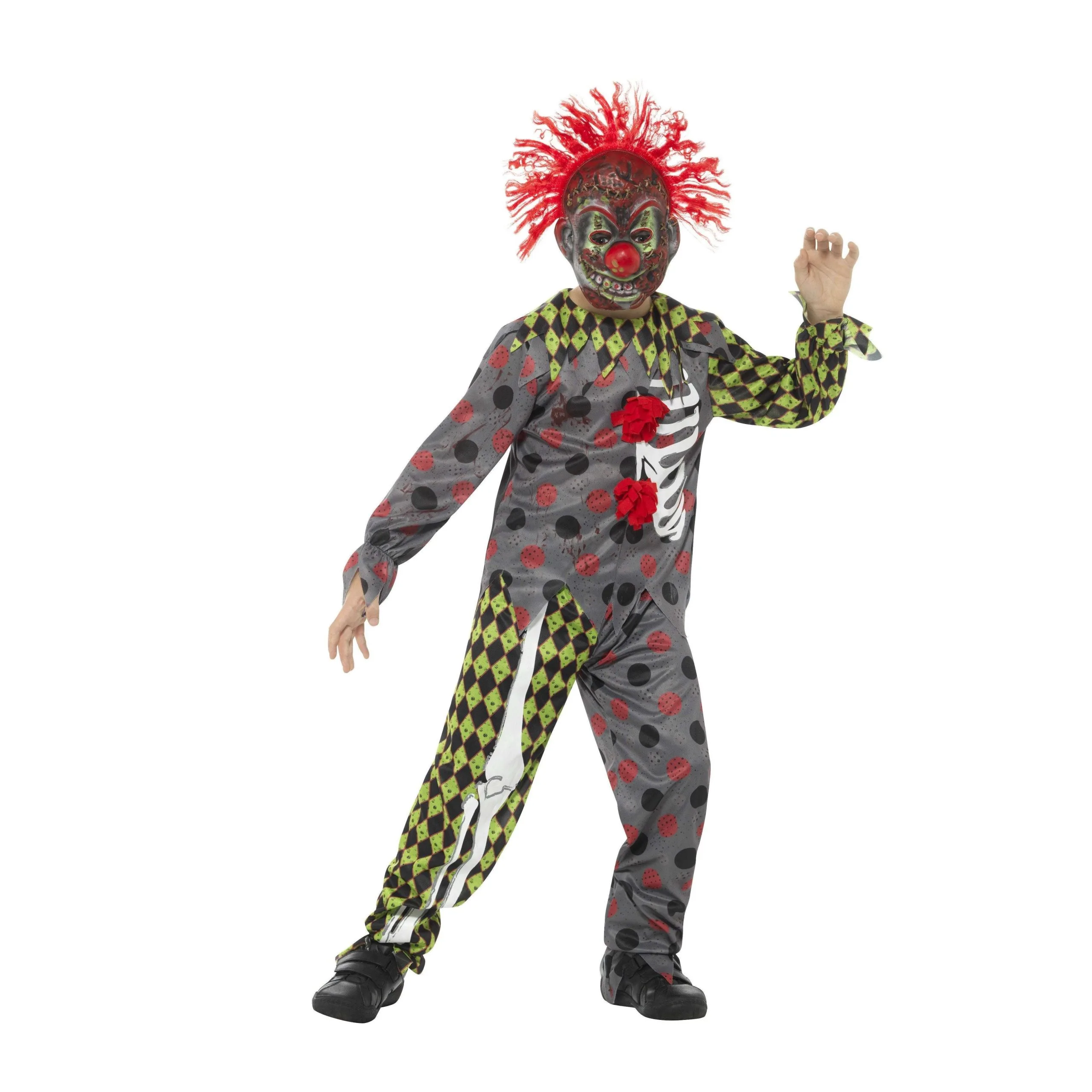 Smiffys COSTUME CLOWN FOU ENFANT 2 Smiffys COSTUME CLOWN FOU ENFANT – Image 2