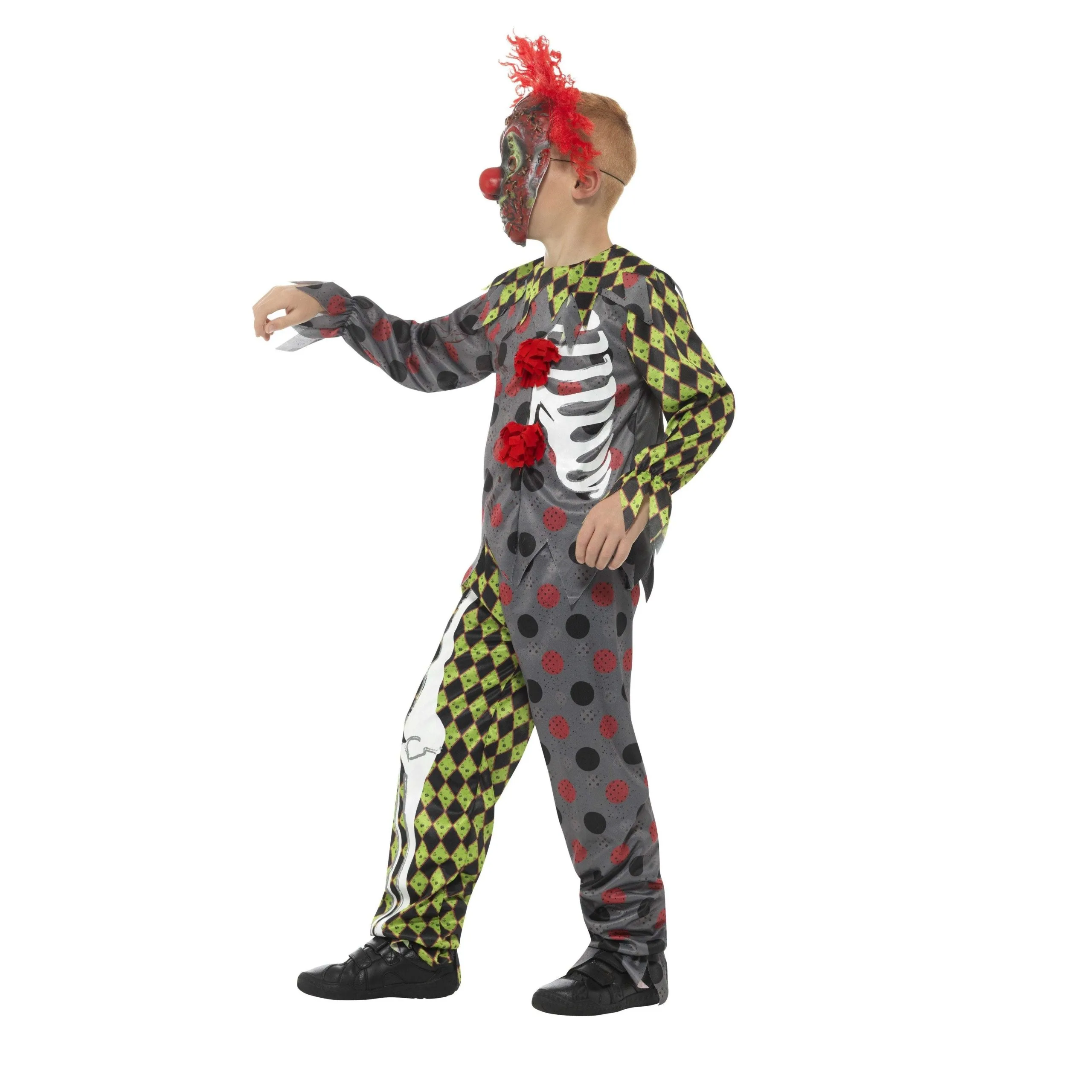 Smiffys COSTUME CLOWN FOU ENFANT 4 Smiffys COSTUME CLOWN FOU ENFANT – Image 4
