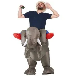 COSTUME D'ELEPHANT GONFLABLE ADULTE