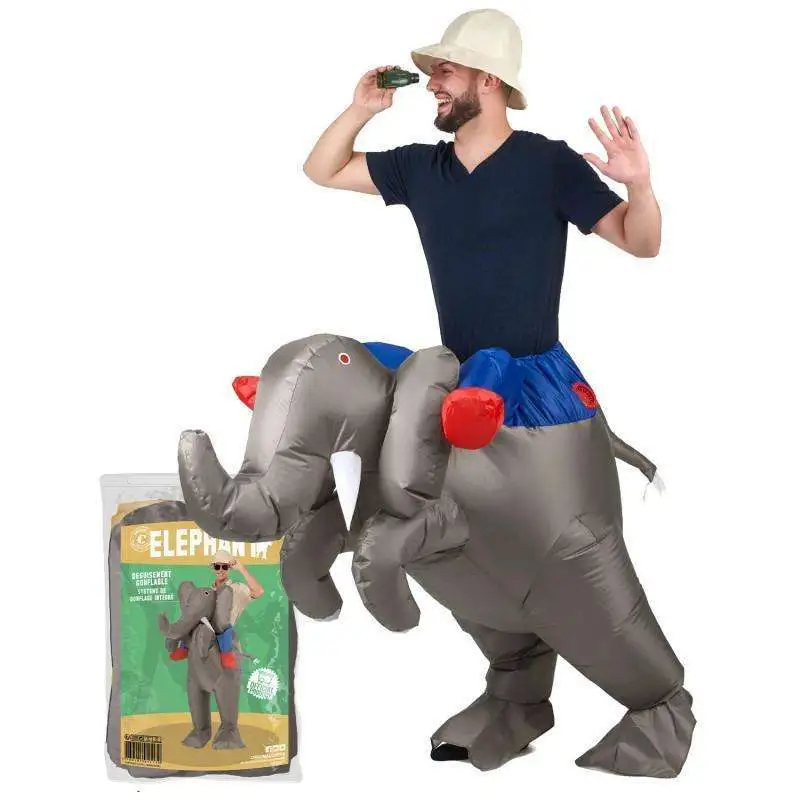 COSTUME D'ELEPHANT GONFLABLE ADULTE 6 COSTUME D'ELEPHANT GONFLABLE ADULTE – Image 6