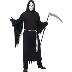 Smiffys COSTUME GRIM REAPER DEMON LA FAUCHEUSE TL