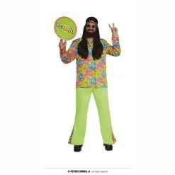 Costume Hippie Hippie Flower Power Homme 5 Costume Hippie Hippie Flower Power Homme -COSTUMED’HALLOWEEN costume hippie homme vert et fleurs farfouil en fete 31189190 1600fd10 dd0d 4e3b a7ff ee69d0544814 scaled