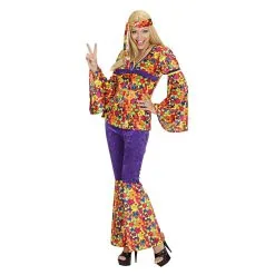 Costume Hippie Velours Femme