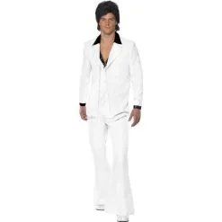 Smiffys COSTUME HOMME ANNEES 70 BLANC ET NOIR SCARFACE
