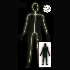 COSTUME HOMME SECONDE PEAU LUMIERE NOIRE