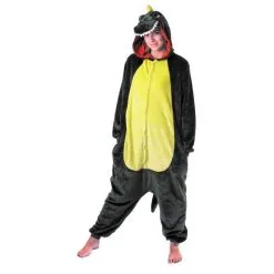 Costume Kigurumi Adulte Dinosaure Vert