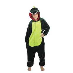 Costume Kigurumi Enfant Dinosaure Vert