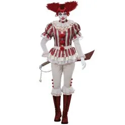 COSTUME LUXE CLOWN PSYCHO SADIQUE FEMME