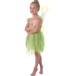Costume Luxe Enfant Disney Fairies Light Up Fée Clochette