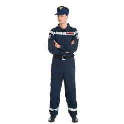 COSTUME POMPIER FRANÇAIS ADULTE