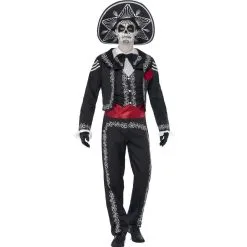 Smiffys COSTUME SQUELETTE SENOR OS JOUR DES MORTS