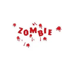 DECO FENETRE GEL ZOMBIE 15X50CM