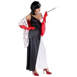 Déguisement Adulte Cruella Sexy Femme -COSTUMED’HALLOWEEN deguisement adulte cruella sexy femme farfouil en fete deguisements 31595306