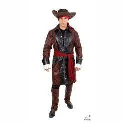 Déguisement Adulte Pirate Luxe Effet Cuir Homme