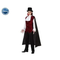 DÉGUISEMENT ADULTE VAMPIRE VIOLET - BORDEAUX VELOURS