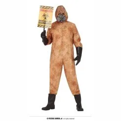 Déguisement Adulte Zombie Biohazard Danger Biologique Homme