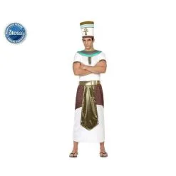 DEGUISEMENT DE PHARAON BLANC ET BLEU HOMME