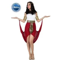 DEGUISEMENT D'EGYPTIENNE BLANC ET ROUGE