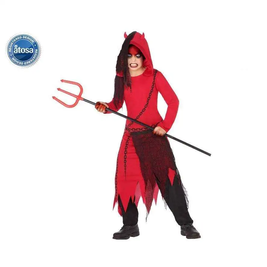 Déguisement Démon Rouge Enchaîné Garçon 1 Déguisement Démon Rouge Enchaîné Garçon