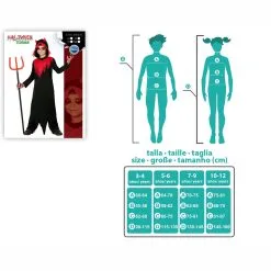 Déguisement Démon De L'enfer Tunique Noir Enfant -COSTUMED’HALLOWEEN deguisement demon de lenfer tunique noir enfant farfouil en fete deguisements 31487031