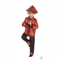 Déguisement Enfant De Chinois Rouge Garçon 6 Déguisement Enfant De Chinois Rouge Garçon -COSTUMED’HALLOWEEN deguisement enfant de chinois rouge garcon farfouil en fete deguisements 31982166