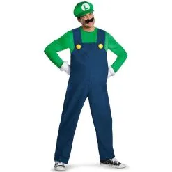 Déguisement Adulte Deluxe Luigi Mario Bros™ Homme
