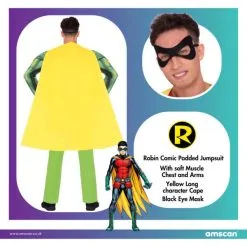 AMSCAN Déguisement Luxe Adulte Robin Batman™ -COSTUMED’HALLOWEEN deguisement luxe adulte robin batman deguisement luxe adulte robin batman deguisement luxe adulte robin batman 32294896