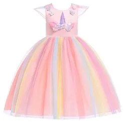 Déguisement Robe De Princesse Licorne Enfant