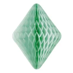 Diamant Alvéolé Vert Céladon 24 Cm