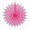 Éventail Rose Néon 53 Cm