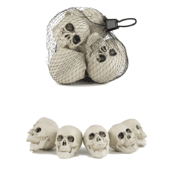 Filet De 6 Têtes De Mort 7 Cm