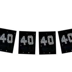 GUIRLANDE 40 ANS VIP 4M