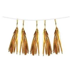 Guirlande 5 Tassels Or 1 Mètre