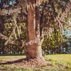 Guirlande à Paillettes Rose Gold "La Même Kekette à Jamais" 2,20 Mètres