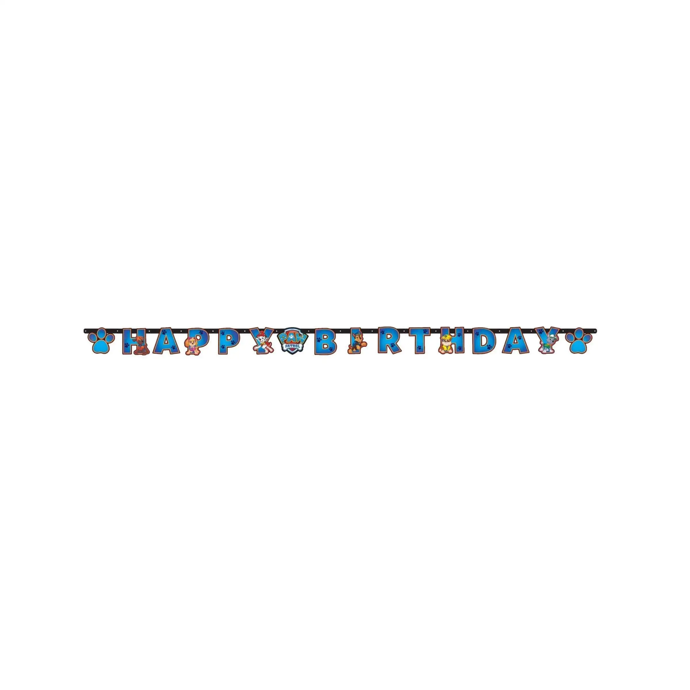 AMSCAN Guirlande En Carton Happy Birthday Pat'Patrouille™ 2 Mètres 2 AMSCAN Guirlande En Carton Happy Birthday Pat'Patrouille™ 2 Mètres – Image 2