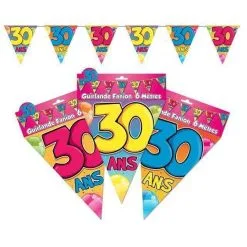 GUIRLANDE FANION 30 ANS