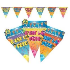 GUIRLANDE FANION C'EST LA FETE