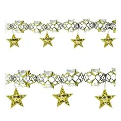 Guirlande Bonne Année Holographique Or 3 Mètres