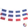 GUIRLANDE POLYESTER 8 PAVILLONS FRANCE 30 X 45 CM 4.5 M
