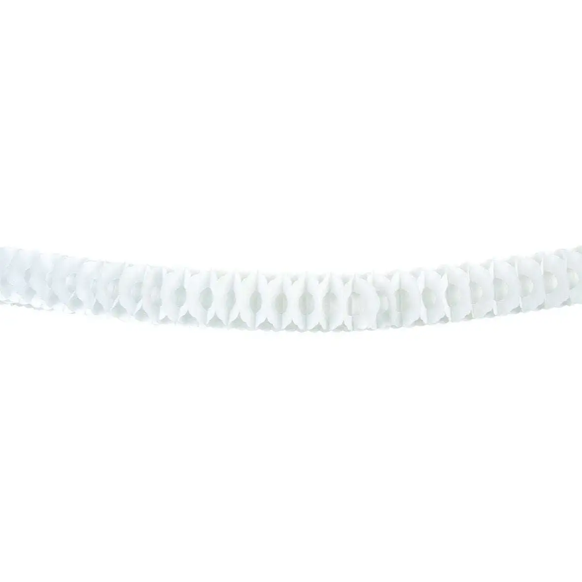 GUIRLANDE ZINNIA IGNIFUGEE 4.50 M BLANC ( FAB FRANCE) 1 GUIRLANDE ZINNIA IGNIFUGEE 4.50 M BLANC ( FAB FRANCE)