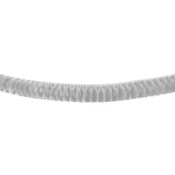 GUIRLANDE ZINNIA IGNIFUGEE 4.50 M GRIS ARGENT ( FAB FRANCE)