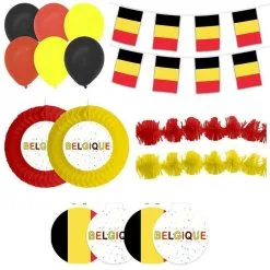 Kit De Décorations Belgique 15 Pièces