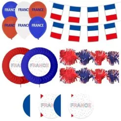 Kit De Décorations France 15 Pièces