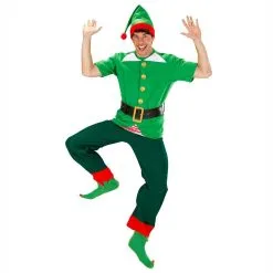 Kit De Déguisement Adulte D'elfe Assistant(e) Du Père Noël Mixte -COSTUMED’HALLOWEEN kit de deguisement adulte delfe assistante du pere noel mixte farfouil en fete deguisements 31778761
