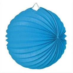 Lampion Ballon Bleu Glacier 30 Cm