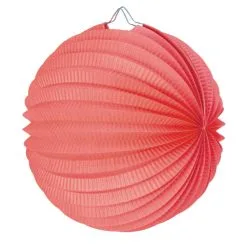 Lampion Ballon Corail 30 Cm