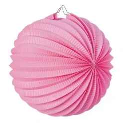Lampion Ballon Vieux Rose 30 Cm