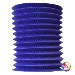 LAMPION CYLINDRIQUE 13 CM BLEU