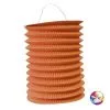 LAMPION CYLINDRIQUE 13 CM ORANGE