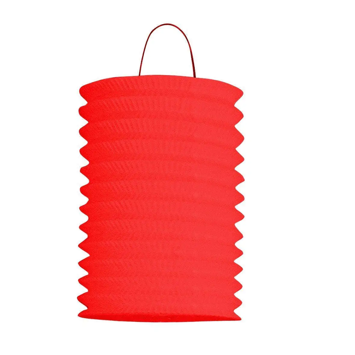 LAMPION CYLINDRIQUE 13 CM ROUGE 1 LAMPION CYLINDRIQUE 13 CM ROUGE